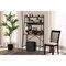 Wholesale Interiors Baxton Studio Palmira Modern Industrial Walnut Brown Finished Wood and Black Metal Desk with Shelves